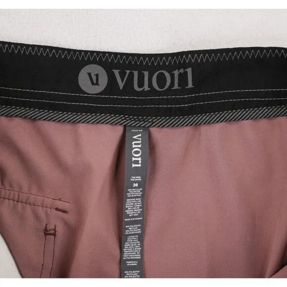 Vuori Cruise Board Shorts Mens 36 Cedar Vintage Ocean Unlined Swim Trunks - Picture 5 of 7